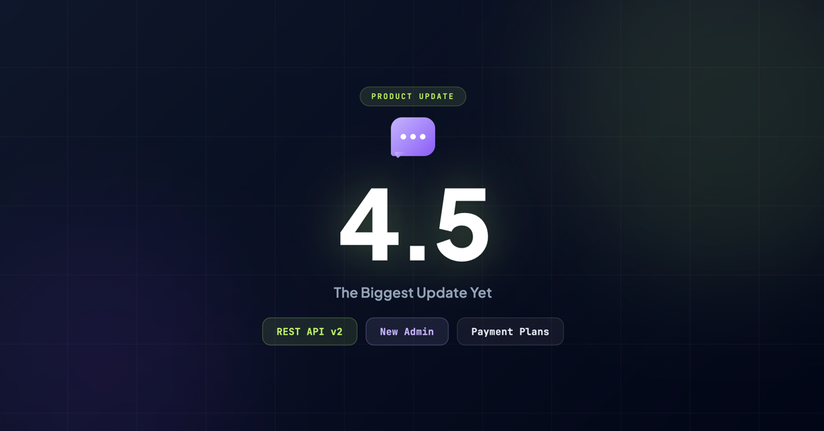 InfusedWoo 4.5 release banner showing the new React admin interface