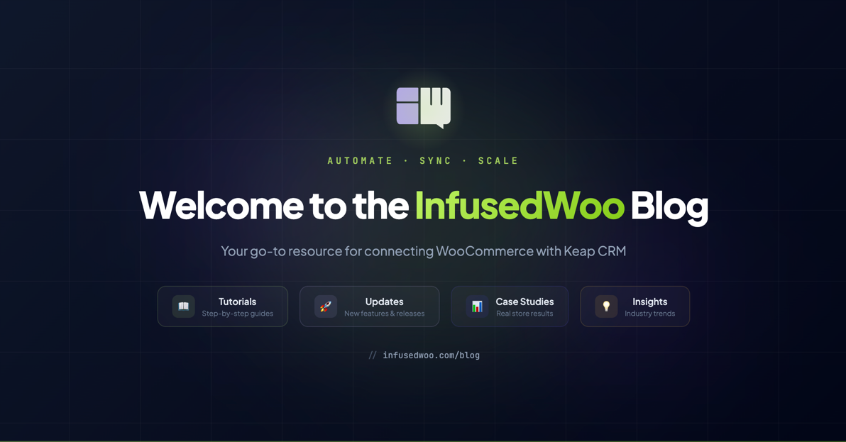 Welcome to the InfusedWoo Blog